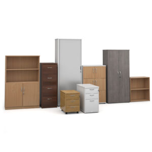 Cupboards Wooden Office Storage (including shelves)