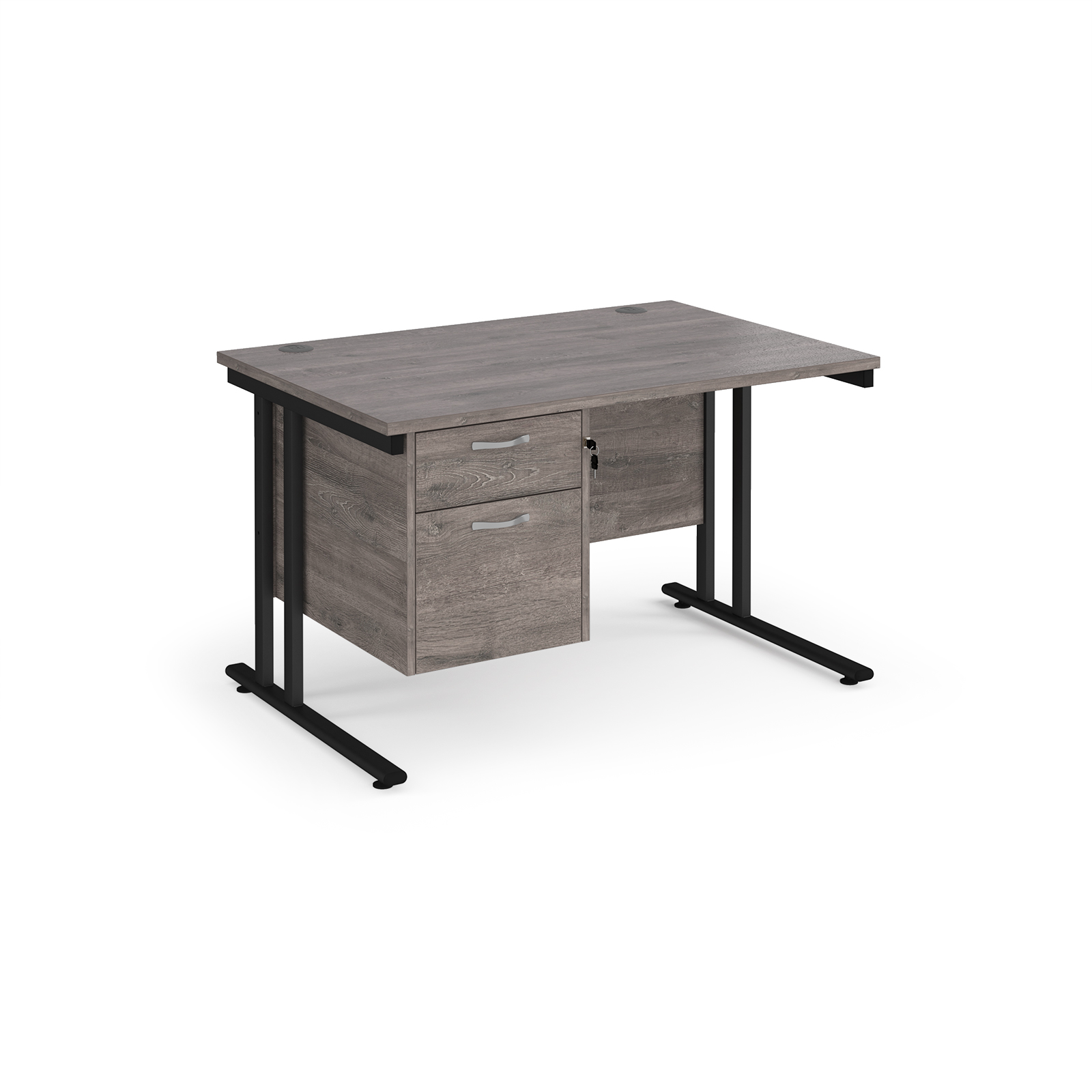 1M25 Single Pedestal Desk - Image 2