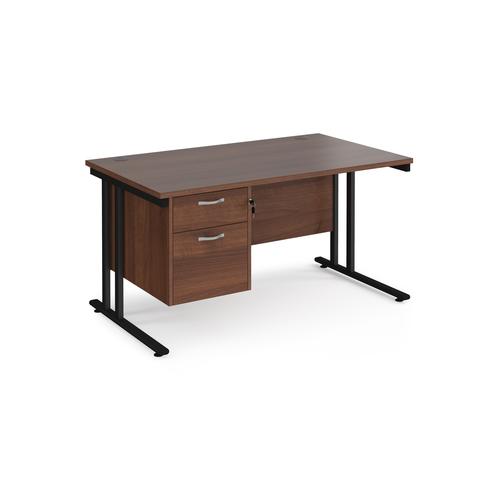 1M25 Single Pedestal Desk - Image 5
