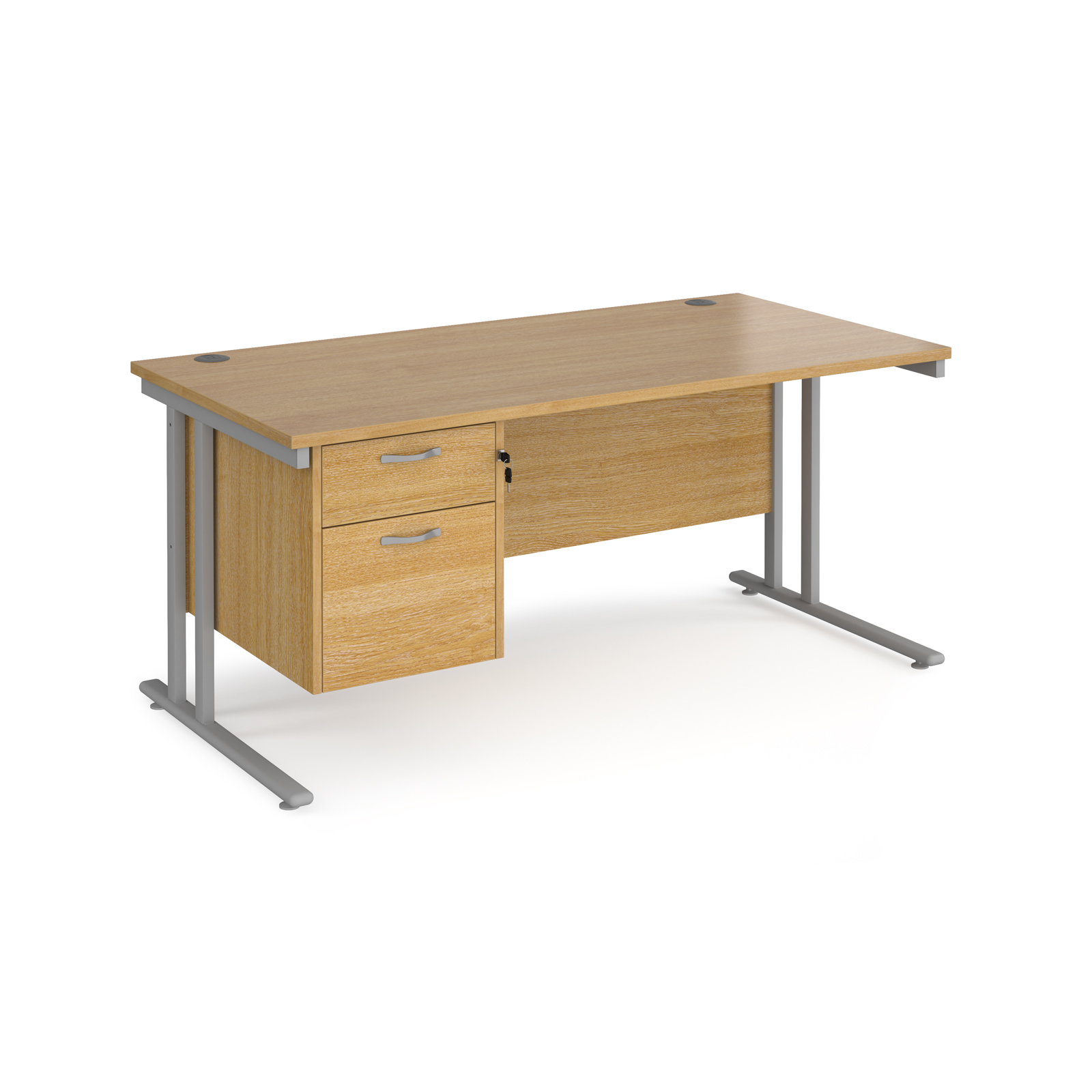 1M25 Single Pedestal Desk - Image 7