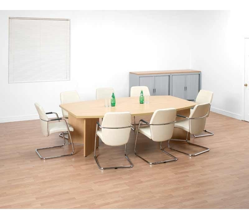 Boat Shaped Boardroom Table - Image 5