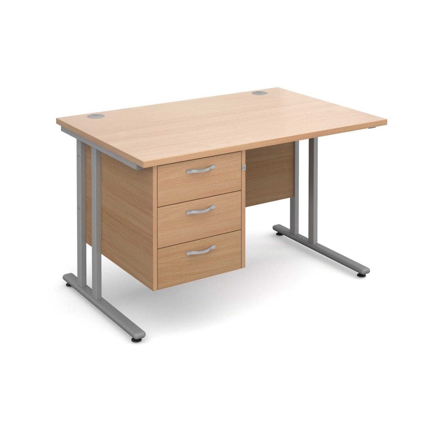 1M25 Single Pedestal Desk - Image 4