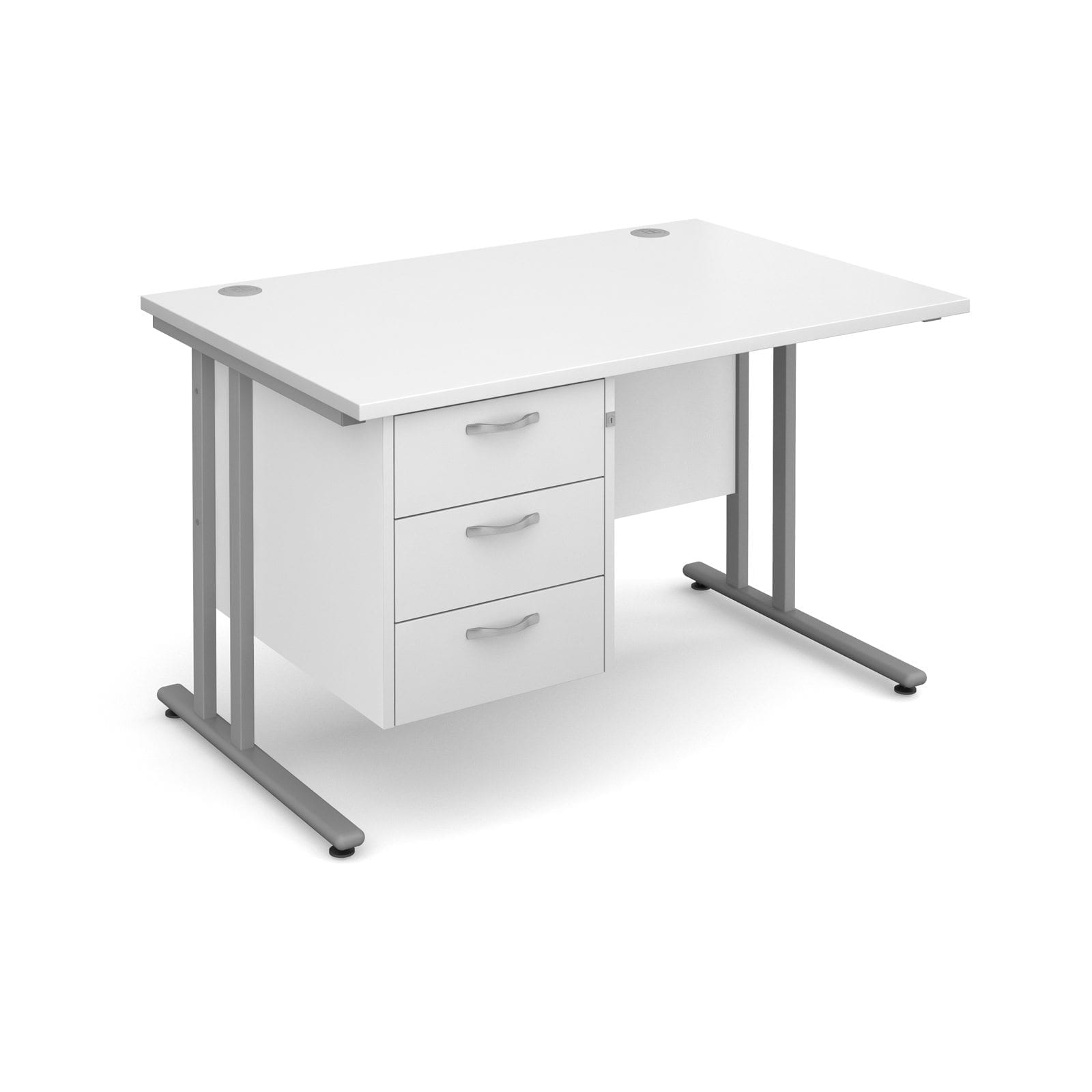 1M25 Single Pedestal Desk - Image 3