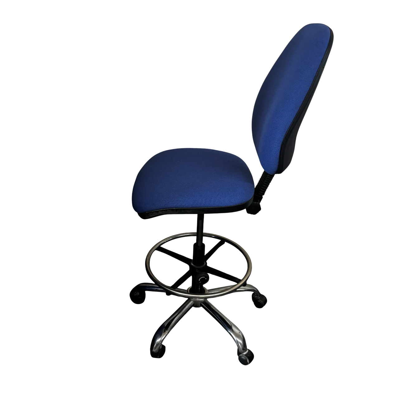 Refurbished Draughtsman Chair - Fabric - Image 2