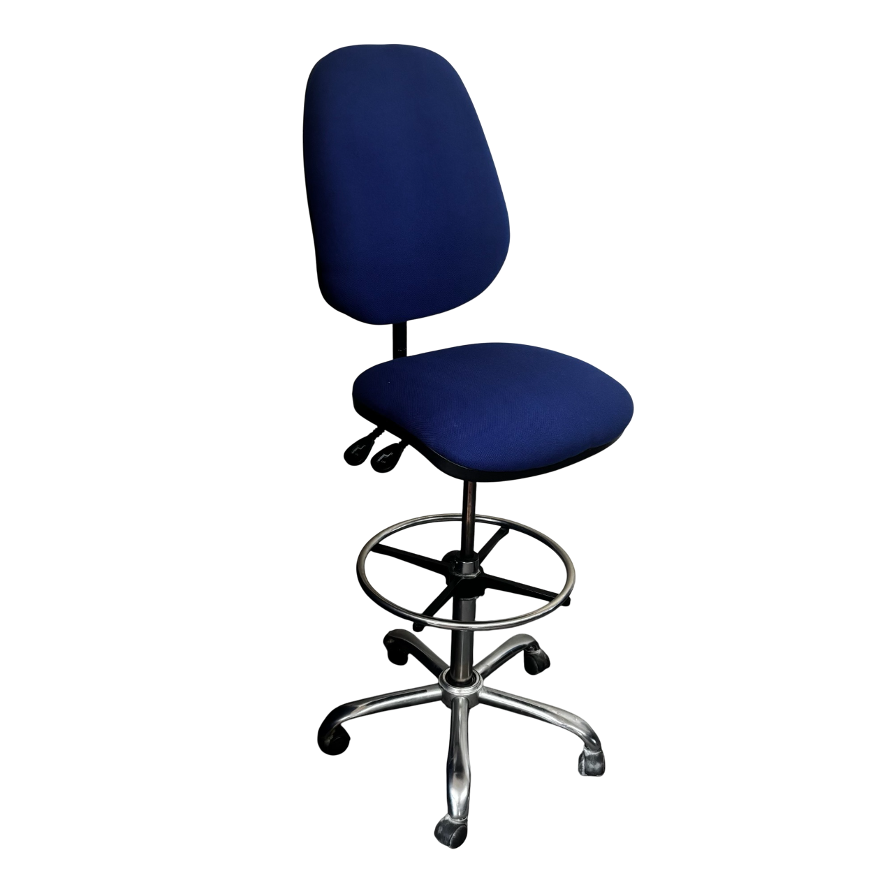 Refurbished Draughtsman Chair - Fabric - Image 11