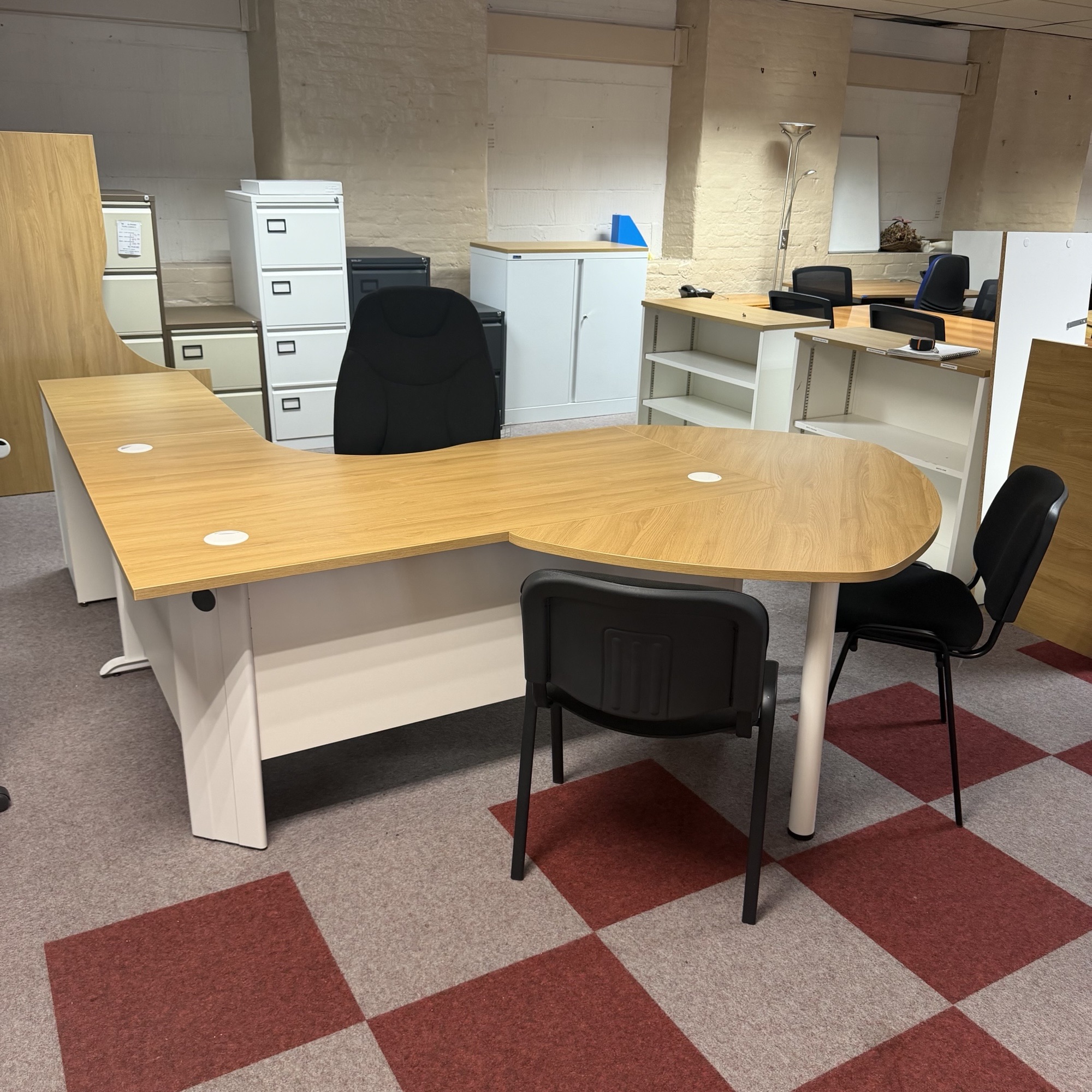 *SVEN Complete Executive Workstation - Oak